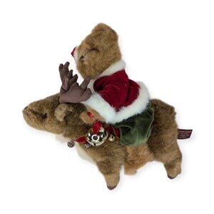 Bearington Bears Collection "Jingles & Jangles" Plush Bear & Reindeer 15" Tall